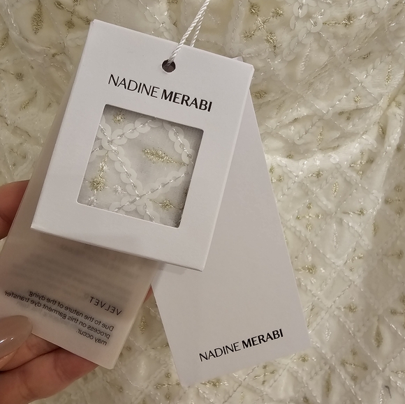 NWT brand new never worn Nadine Merabi Hailey Jumpsuit size small - Picture 8 of 12